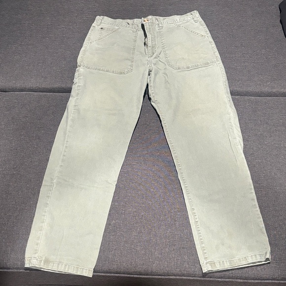 Light Green Utility Pants - Picture 1 of 4